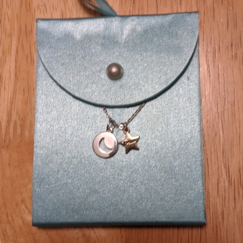 NEW Moon and Stars Charms Necklace